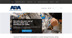 Desktop Screenshot of apavionics.com