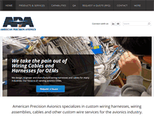 Tablet Screenshot of apavionics.com